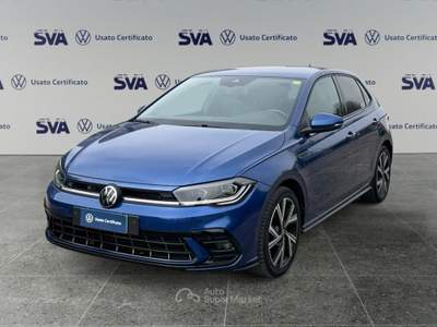 Volkswagen Polo 1.0 TSI 95CV DSG R-Line Blu/Azzurro usata Ravenna