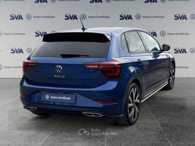 Volkswagen Polo 1.0 TSI 95CV DSG R-Line Blu/Azzurro usata Ravenna