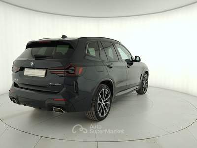 BMW X3 X3 xdrive20d mhev 48v msport auto Nero usata Cuneo