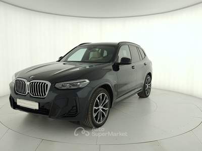 BMW X3 X3 xdrive20d mhev 48v msport auto Nero usata Cuneo