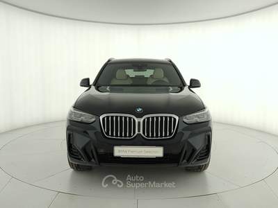 BMW X3 X3 xdrive20d mhev 48v msport auto Nero usata Cuneo