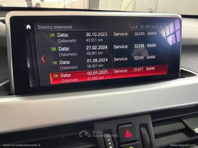 BMW X1 X1 xDrive20d Business Advantage - FULL LED/NAVY Grigio usata Trani