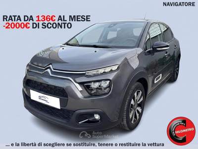 Citroen C3 C3 PureTech 110 S&S Max Grigio usata Sant'Anastasia