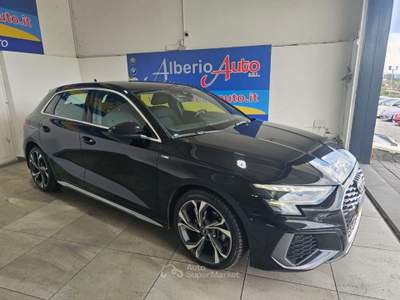 Audi A3 SPB 35 TDI S tronic S line edition Nero usata ADRANO