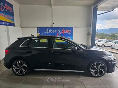 Audi A3 SPB 35 TDI S tronic S line edition Nero usata ADRANO