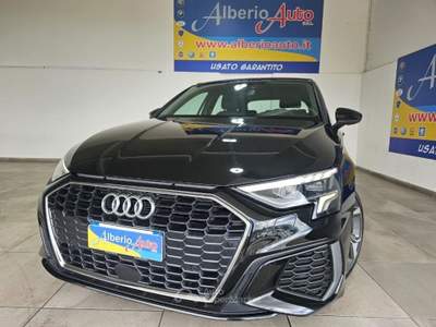 Audi A3 SPB 35 TDI S tronic S line edition Nero usata ADRANO