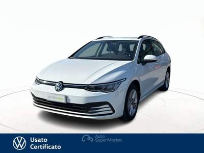 Volkswagen Golf variant 2.0 tdi life 115cv dsg Bianco usata Vicenza