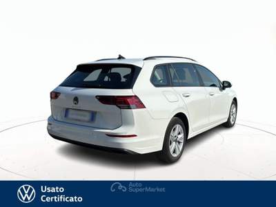 Volkswagen Golf variant 2.0 tdi life 115cv dsg Bianco usata Vicenza