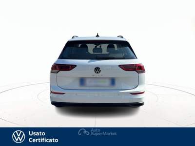 Volkswagen Golf variant 2.0 tdi life 115cv dsg Bianco usata Vicenza