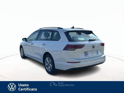 Volkswagen Golf variant 2.0 tdi life 115cv dsg Bianco usata Vicenza