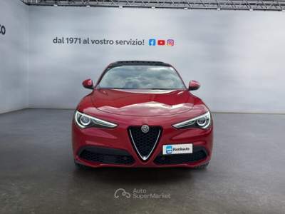 Alfa Romeo Stelvio 2.0 Turbo 280 CV AT8 Q4 Veloce Tì Rosso usata Castagnaro
