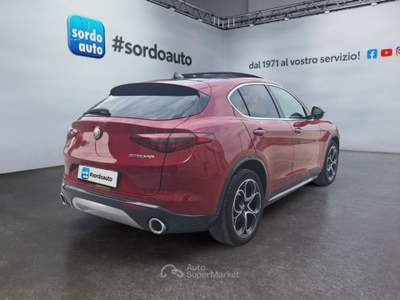 Alfa Romeo Stelvio 2.0 Turbo 280 CV AT8 Q4 Veloce Tì Rosso usata Castagnaro