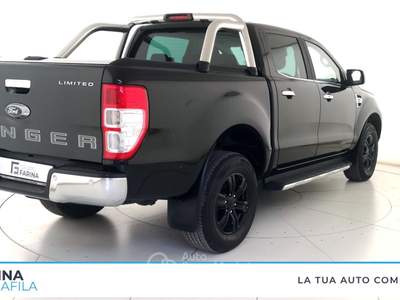 Ford Ranger  - ranger 2.0 ecoblue double cab limited 213cv auto Nero usata Marcianise