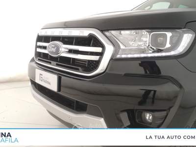 Ford Ranger  - ranger 2.0 ecoblue double cab limited 213cv auto Nero usata Marcianise