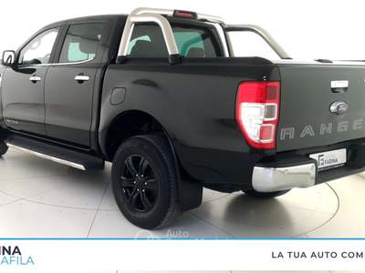 Ford Ranger  - ranger 2.0 ecoblue double cab limited 213cv auto Nero usata Marcianise
