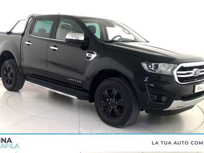 Ford Ranger  - ranger 2.0 ecoblue double cab limited 213cv auto Nero usata Marcianise