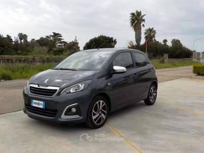 Peugeot 108 VTi 68 ETG 5 porte Allure Grigio usata Gallipoli