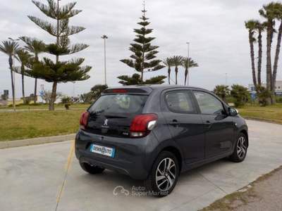 Peugeot 108 VTi 68 ETG 5 porte Allure Grigio usata Gallipoli