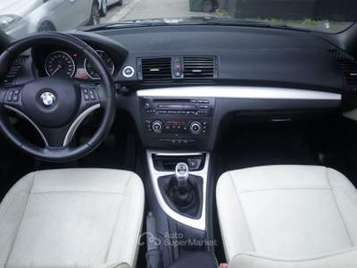 BMW Serie 1 118d 118d 2.0 143CV Cabrio Futura Unicoproprietario Nero usata Torino