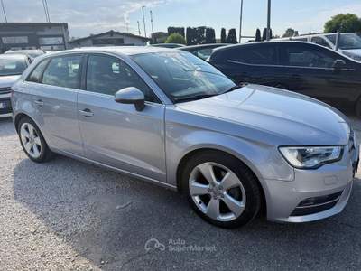 Audi A3 SPB 2.0 TDI 150 CV clean diesel S tronic Ambition Argento usata Roma