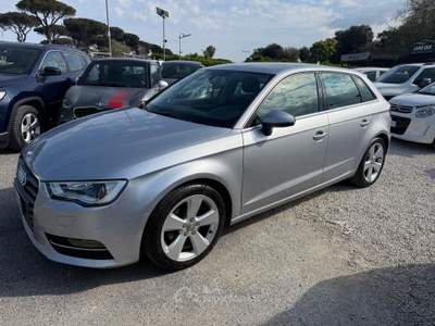 Audi A3 SPB 2.0 TDI 150 CV clean diesel S tronic Ambition Argento usata Roma