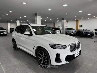 BMW X3 xDrive20D MHEV 48v 2.0 190cv Bianco usata Pozzuoli