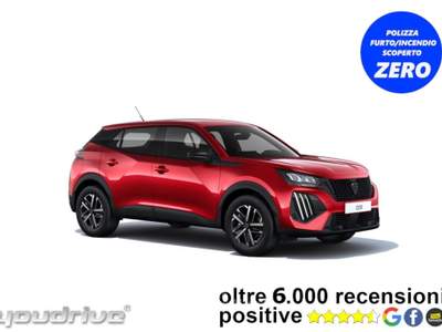 Peugeot 2008 motore elettrico 136 CV Style Rosso usata Nola