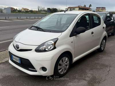 Toyota Aygo AYGO 1.0 CONNECT 5 PORTE 128000 KM NAVIGATORE Bianco usata Giugliano in Campania