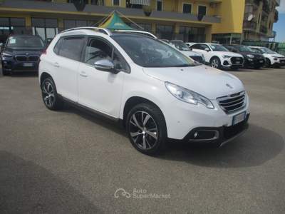 Peugeot 2008 1.2 PURETECH 110CV E6 ALLURE PACK PELLE/TETTO/NAVI Bianco usata Giugliano in Campania