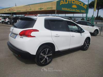 Peugeot 2008 1.2 PURETECH 110CV E6 ALLURE PACK PELLE/TETTO/NAVI Bianco usata Giugliano in Campania