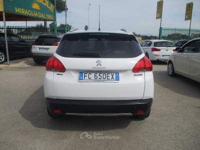 Peugeot 2008 1.2 PURETECH 110CV E6 ALLURE PACK PELLE/TETTO/NAVI Bianco usata Giugliano in Campania