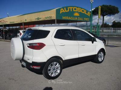 Ford EcoSport ECOSPORT 1.0 ECOBOOST 125 CV E6 TITANIUM Bianco usata Giugliano in Campania