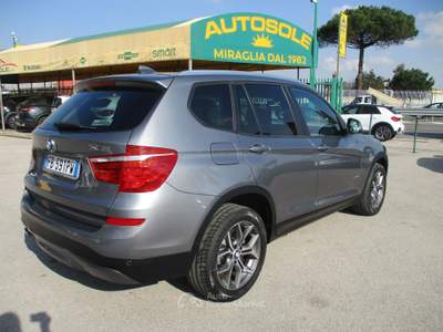 BMW X3 X3 X3 XDRIVE 20d 190CV AUTOMATICA/NAVI/PDC KM CERTIFI Grigio usata Giugliano in Campania