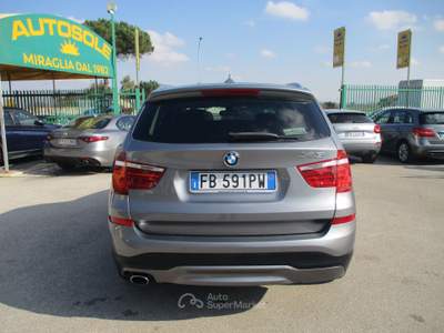 BMW X3 X3 X3 XDRIVE 20d 190CV AUTOMATICA/NAVI/PDC KM CERTIFI Grigio usata Giugliano in Campania