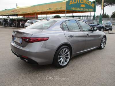 Alfa Romeo Giulia 2.2 T 210CV E6 Q4 VELOCE NAVI/PELLE/CAMERA KM CERT Grigio usata Giugliano in Campania