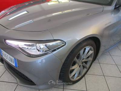 Alfa Romeo Giulia 2.2 T 210CV E6 Q4 VELOCE NAVI/PELLE/CAMERA KM CERT Grigio usata Giugliano in Campania