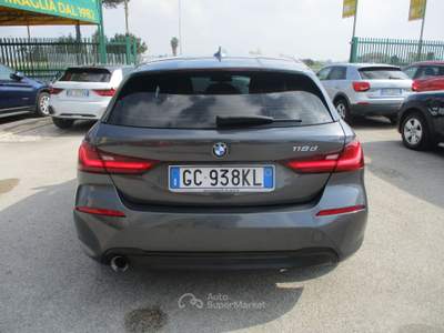 BMW Serie 1 116d 116 116d ADVANTAGE 1.5 115 CV E6D NAVI/PDC/LED KM CERT Grigio usata Giugliano in Campania