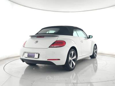 Volkswagen Maggiolino Maggiolino cabrio 1.2 tsi design 105cv led+c.18"+neopatentati Bianco usata Ghedi