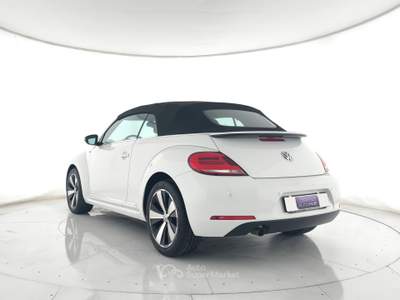 Volkswagen Maggiolino Maggiolino cabrio 1.2 tsi design 105cv led+c.18"+neopatentati Bianco usata Ghedi