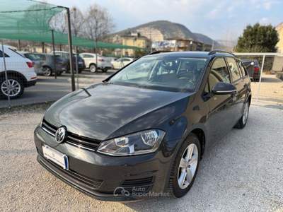 Volkswagen Golf Golf VII 2013 Variant 1.6 tdi Trendline 90cv E6 Nero usata Rezzato