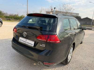 Volkswagen Golf Golf VII 2013 Variant 1.6 tdi Trendline 90cv E6 Nero usata Rezzato