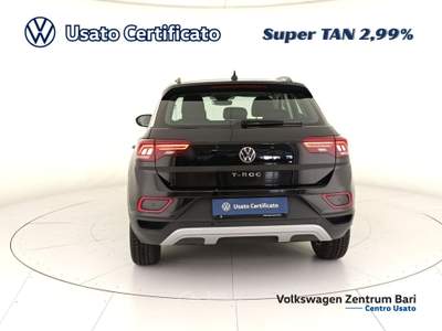 Volkswagen T-Roc 2.0 tdi life 150cv dsg Nero usata Bari