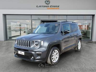Jeep Renegade 1.3 t4 phev Limited 4xe AUTO con TETTO APRIBILE Nero usata Latina