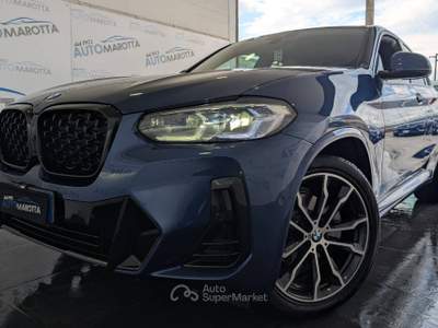 BMW X4 Xdrive20d mhev 48V Msport auto Blu/Azzurro usata Limatola