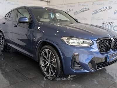 BMW X4 Xdrive20d mhev 48V Msport auto Blu/Azzurro usata Limatola