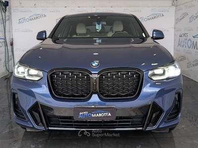 BMW X4 Xdrive20d mhev 48V Msport auto Blu/Azzurro usata Limatola