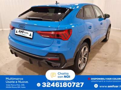 Audi Q3 Sportback 1.5 TFSI 35 S line Pano|Matrix|Bang Blu/Azzurro usata Roma