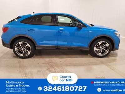 Audi Q3 Sportback 1.5 TFSI 35 S line Pano|Matrix|Bang Blu/Azzurro usata Roma