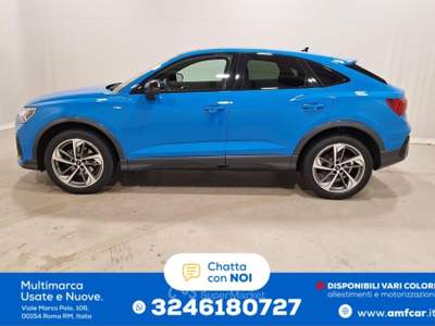 Audi Q3 Sportback 1.5 TFSI 35 S line Pano|Matrix|Bang Blu/Azzurro usata Roma