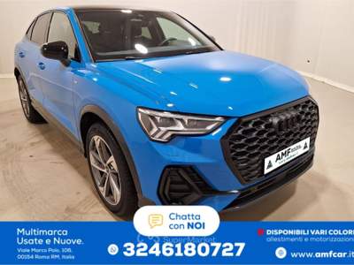 Audi Q3 Sportback 1.5 TFSI 35 S line Pano|Matrix|Bang Blu/Azzurro usata Roma